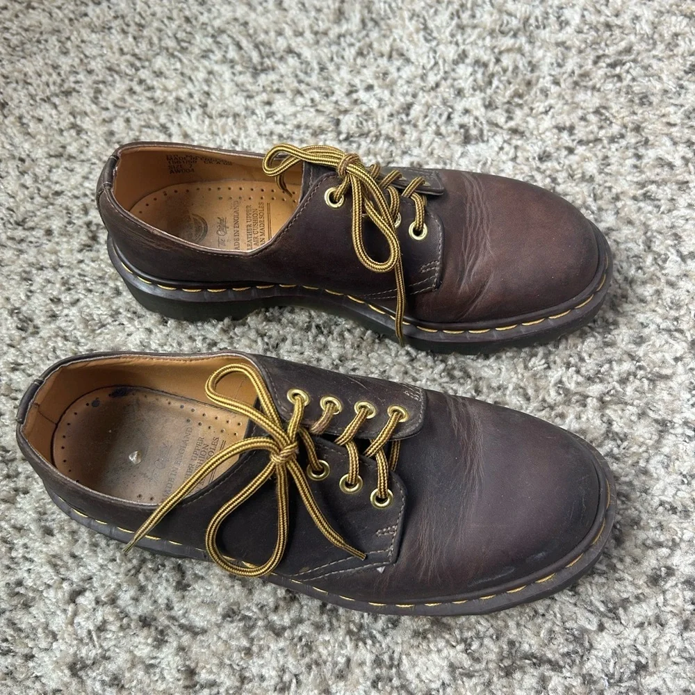 Dr. Martens Chocolate Brown Leather Derbys